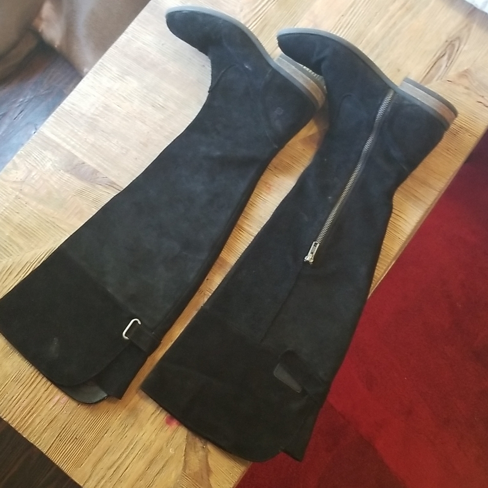 COPY - Born knee high suede boots - Picture 2 of 6